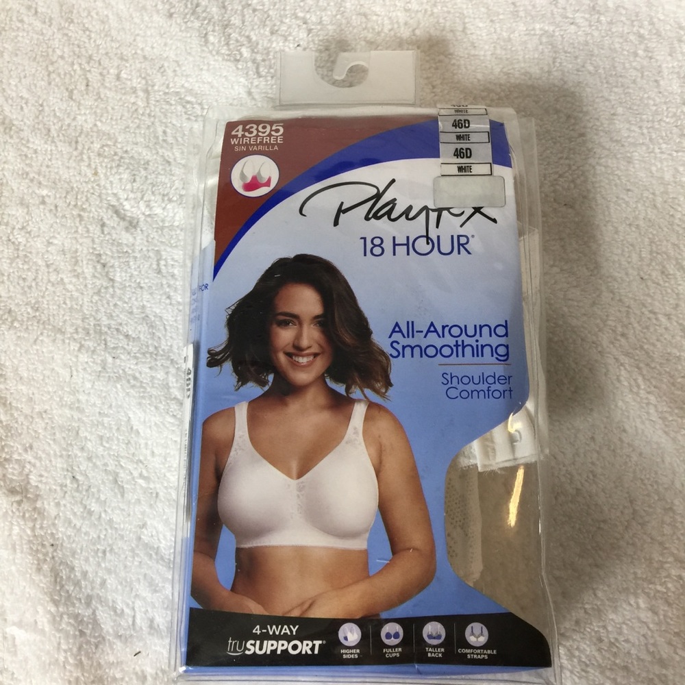 Playtex 18 hour smoothing shoulder comfort Bra 46D
